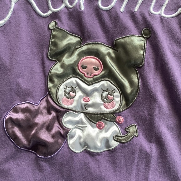 Kuromi top with mesh sleeves - Picture 2 of 5